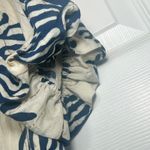 Umgee Abstract Views Navy Cream Midi Dress Women's Large Tribal Print Boho Photo 3