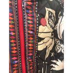 Farm Rio Cerrado Sky Reversible Puffer Jacket Black & White Rainbow Size S Photo 8