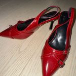 Red kitten heels Size 6 Photo 1