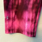 Under Armour ⭐️ alpha active tight capri legging in oxblood rebel pink tie dye XL Photo 8