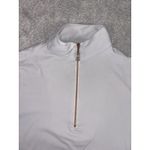 THE TAILORED SPORTSMAN 1/4 ZIP White SHORT SLEEVE ICEFIL RIDING TOP SZ Small Photo 6