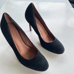 Corso Como Womens Pump Block Heels Black Suede Round Almond Toe Size 7.5 Comfort Photo 2