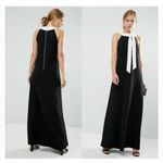 Ted Baker  Hilarny Maxi Column Dress with Bow Front US Size 4 Black Baker Size 1‎ Photo 1