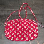 Vera Bradley  Shoulder Bag with Braided Strap in Red Leaf (Retired 1997) Photo 1