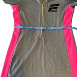 FILA Soulmate Hooded Hoody athletic Dress. Neon. Size medium. EUC Photo 3