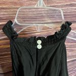 Merokeety  Black Sleeveless Dress with Ruffles. Size Large. Photo 7