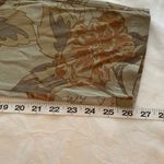 American Rag Floral Lightweight Olive Green Pants M Photo 2