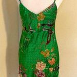 ZARA Blogger’s Favorite Green Satin Effect Print Casual Dress Photo 14