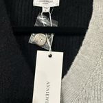 Anniewear Patchwork Cable Knit Contrast Stitch Cardigan Photo 3