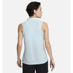 Nike NWT  Dri FIT Victory Glacier Blue Womens Sleeveless Golf Polo Shirt Sz L Photo 8