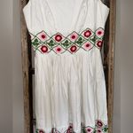 Handmade Antique  And Embroidered A-Line Pleated Dress Small Photo 1