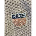 Pilcro  Striped Cropped Knit Sweater Light Purple Mustard Yellow Size Medium Photo 3