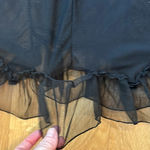 Frederick's of Hollywood Frederick’s of Hollywood Negligee Lingerie Black Ruffle Bra Top Size Medium Photo 4