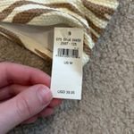 Aerie NWT  Pique Animal Print Keyhole Bandeau Bikini Top Soft Muslin Size M Photo 5