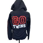 PINK - Victoria's Secret Victorias Secret PINK‎ Minnesota Twins MLB pullover hoodie navy blue size M Photo 3