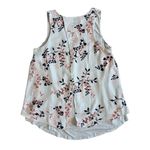 Loft  Flowy Chiffon Tank Top Floral Size Small Photo 3