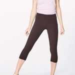 Lululemon Brown Align Crop - Peloton Logo Photo 0