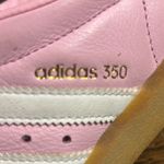Adidas  350 Pink Leather Sneakers Women's Size 6 Gum Sole Classic Retro Vtg Style Photo 5