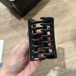 New without tags black diamond plastic hair clip. 3 in long Photo 1