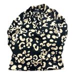 Primark  Double Breasted Blazer Women’s Size 4 Satin Leopard Print Blazer NWOT‎ Photo 0