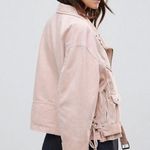 Free People Rose Moto Denim Lace-Up
Jacket Photo 1