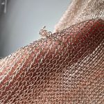 ZARA Copper Metallic Fiber Knit 1/2 Sleeve Top Photo 10