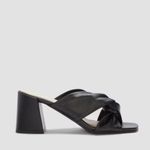 Everlane New  The‎ Day Twist Leather Heel in Black Size 9 Photo 11