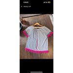 APNY Fringe Multi Stripe Sweater Size Small Blue Size M Photo 1