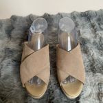 Anthropologie Paseart Tan Wedge Espadrille Shoes with Crossover Design Size undefined Photo 2