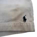 Ralph Lauren Sport Women's 4 White Chino Shorts with Navy Polo Pony Photo 7