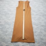 We The Free Dress Womens X Small Brown Button Up Sleeveless Maxi Photo 7
