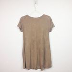 Mittoshop •  • Brown Faux Suede Dress w/Pockets Photo 5