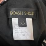 Tadashi Shoji  ruched leopard print rhinestone top sz XS Photo 5