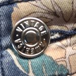 NWOT Vintage America Blue Floral Skinny Jeans SZ Photo 4