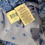 BCBG Maxazria Vance Blue Floral Tie Romper Women's Size Medium Photo 11