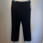 Attention New Women’s Mid Rise Modern Fit Black Slacks Unlined Size 14 NWT Photo 1
