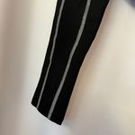 SheIn Black and White Zip Up Crop Long Sleeve Top Size Medium Photo 2