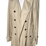 Banana Republic  Trench Coat‎ Medium Tall Double Breasted Belted Classic Photo 0