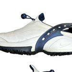 Nike Vintage Rare Y2K Air Heel Fit Slip On White Blue Sneaker Sandals Size 8 Photo 3