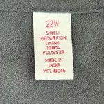 Women’s Black Dress Tank and Floral Beaded Scarf 22W Photo 6