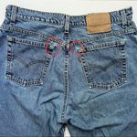 Levi's 551 Relaxed Fit Tapered Leg Denim Blue Jeans 90s Vintage 16 Long Photo 13