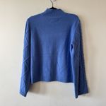 Loft  Cornflower Blue Pullover Pullover Cable Knit Sweater Women's S New With Tag Photo 4