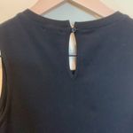 J.Crew  ladies black top with embroidered hem lace Photo 4