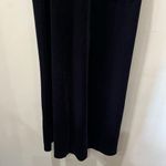 Jacqueline Ferrar VTG Y2K VELVET VELOUR Black Jumper Dress Maxi Stretch Size 12 Photo 2