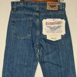 Diamond Gusset Womens Boyfriend Jeans Bon Aqua American‎ Girl 28x31 Made In USA Blue Size 28 Photo 4