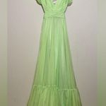 Mac Duggal Ruffle Tiered Cut Out ChiffonGown Photo 4