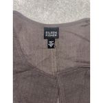 Eileen Fisher EILEEN FISHER Brown Dot Texture Viscose Cotton Drapey Open Front Jacket USA M Photo 5