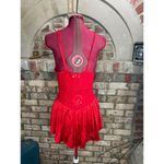 Cinema Etolie negligee nightgown red lace sheer sexy lovcore Size M Photo 5