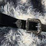 Forever 21  Black / Silver Chunky Belt Photo 2
