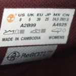 Timberland Kinsley Burgundy Nubuck Leather Boots SIze 8 Photo 1